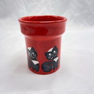 VTG Waechtersbach rare ceramic cat cup